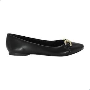 Sapatilha Feminina Sua Cia Bico Fino Preto