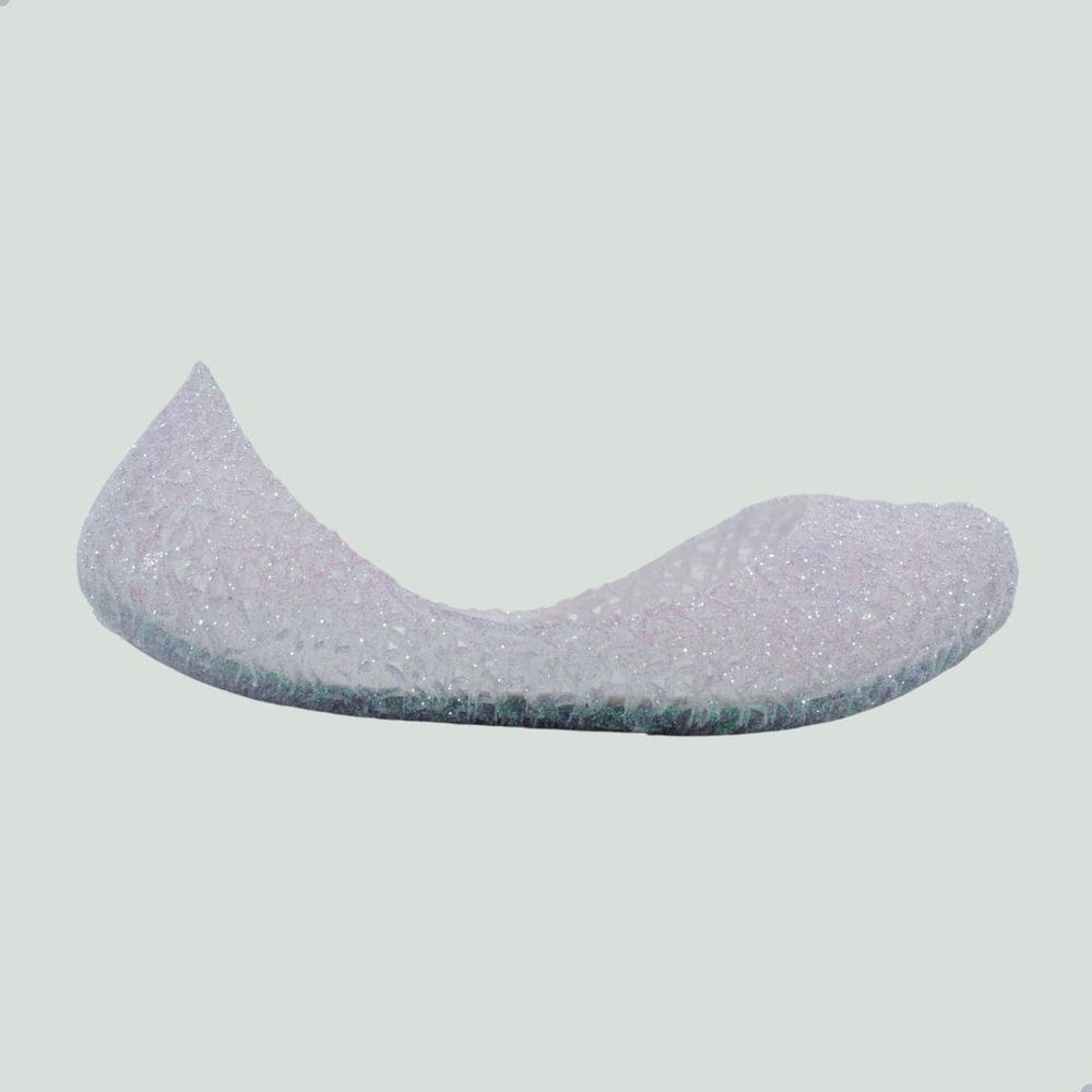 Sapatilha Mini Melissa Campana Papel Infantil Vidro Glitter