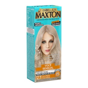 Tintura Maxton Creme Louro Platina Cinza Intenso 12.11