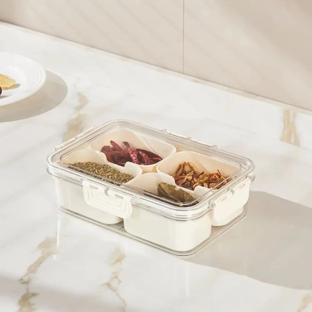 Potes Hermeticos Cesto Organizador De Geladeira Com Tampa