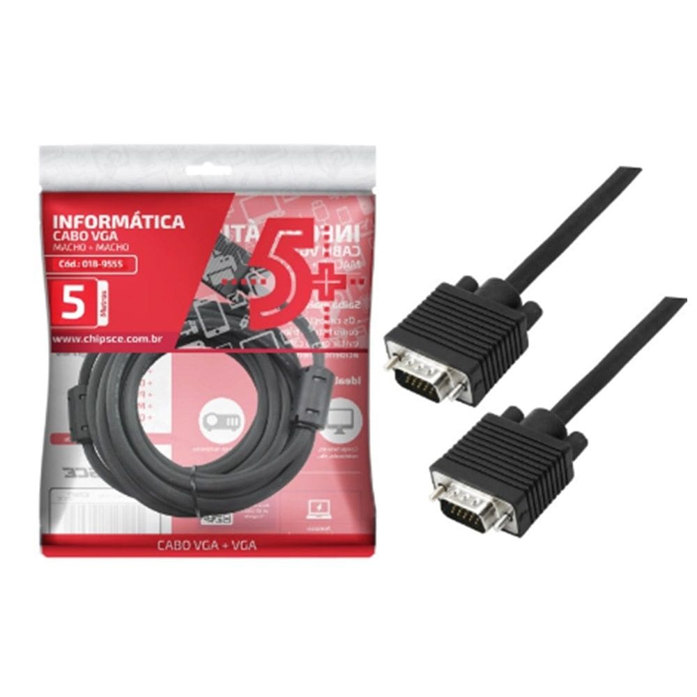 Vga M+m 5,0m: Áudio e Vídeo