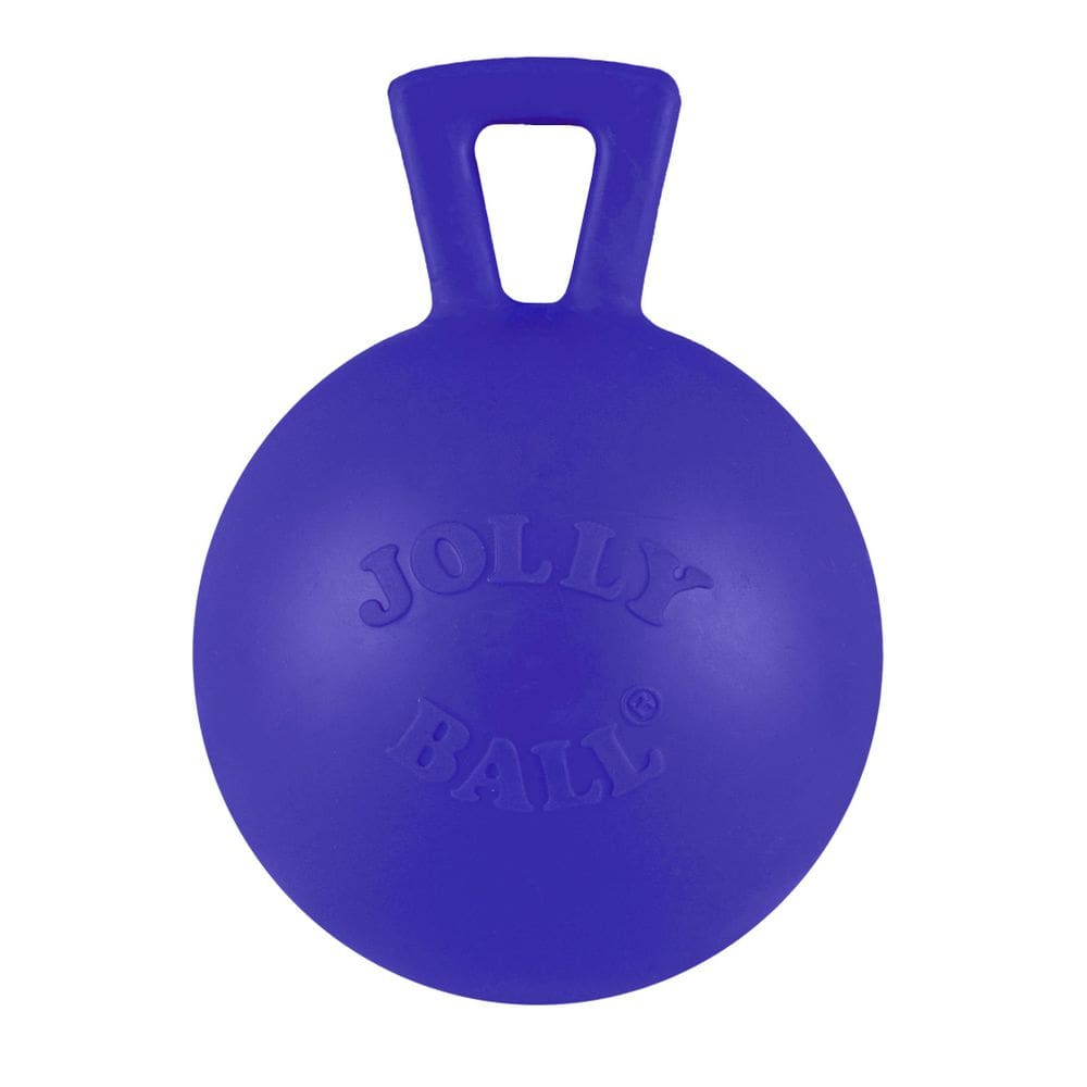 Bola de brinquedo para cães Jolly Pets Tug-n-Toss Heavy Duty com alça azul