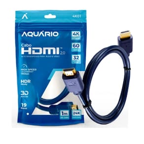 Cabo Hdmi 2.0 4k 1m: Som e Imagem Superiores