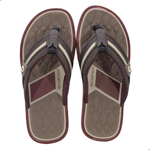 Chinelo Cartago Lyon III Bege/Marrom