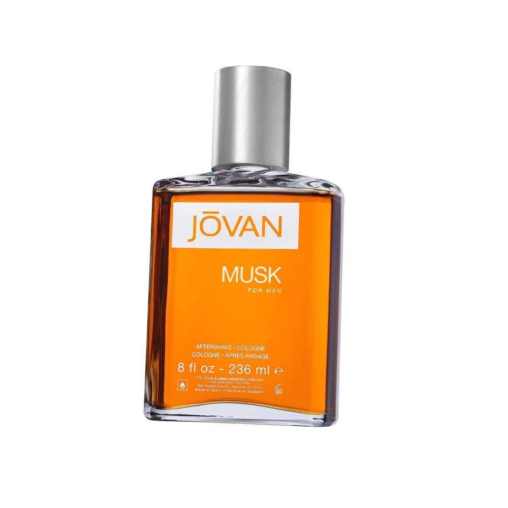 Loção pós-barba Jovan Musk para homens 240 ml (pacote com 1) de longa duração