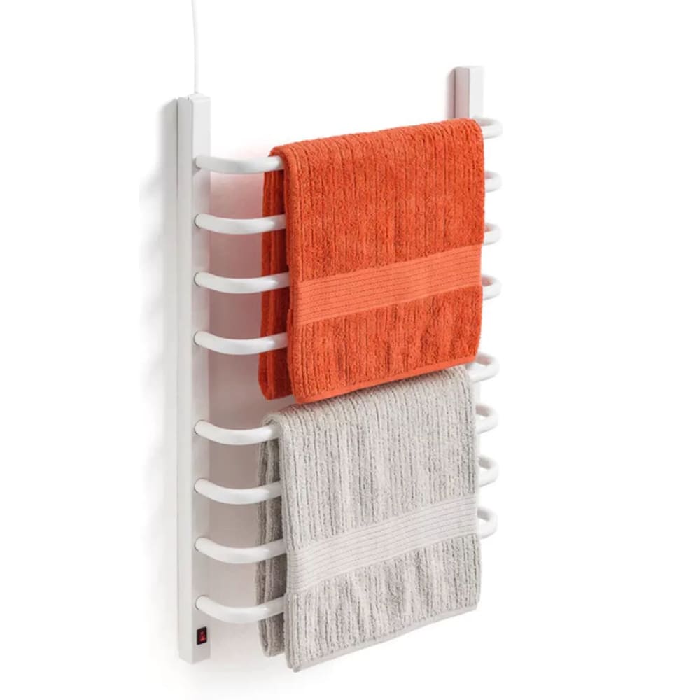 Toalheiro Térmico Grande Branco 220v Fio Superior Esquerdo