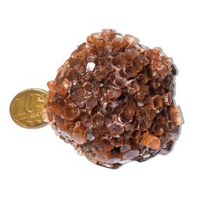 01 Pedra Aragonita Sputnik Natural Média 120g 5 a 6cm Tipo B