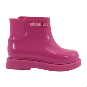 Bota Mini Melissa Chelsea Boot II Bb Rosa