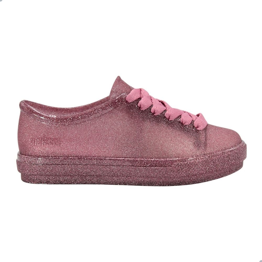 Tênis Mini Melissa Hip Dneaker Rosa Glitter