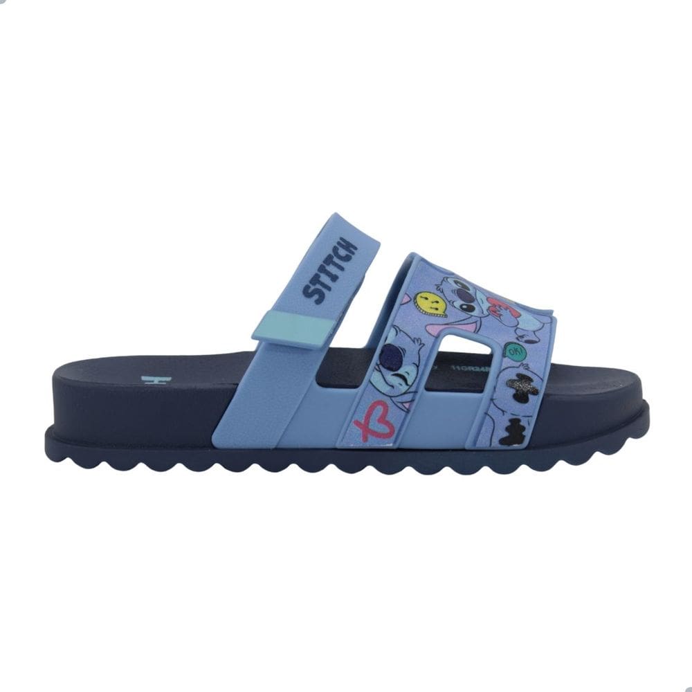 Tamanco Infantil Menina Grendene Kids 23296 Disney Glam Azul