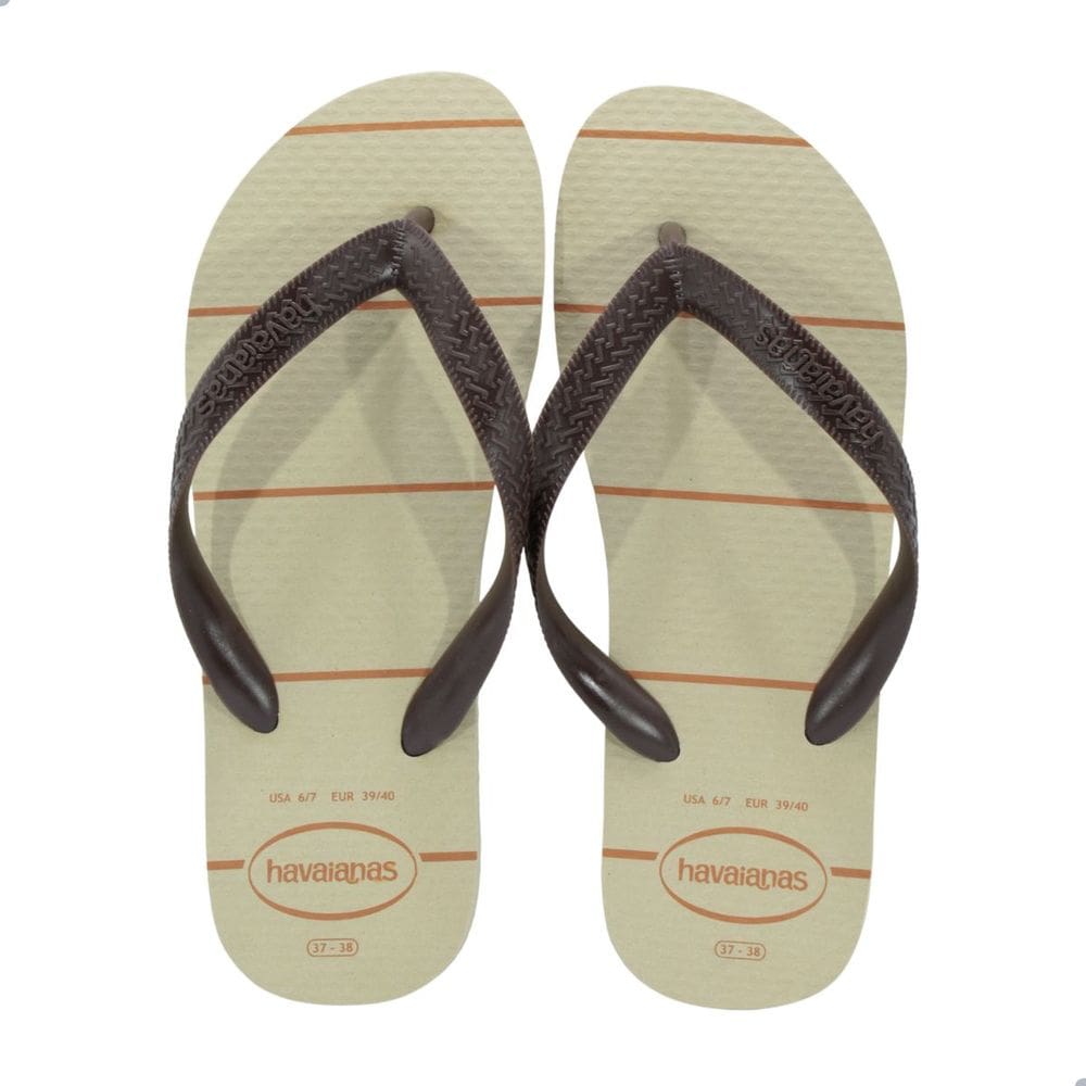 Chinelo Masculino Havaianas Color Essential Areia Camel