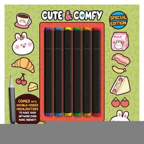 Cute & Comfy Coloring Book For Adults - Bold Easy - Special Edition - Livro De Colorir Adulto