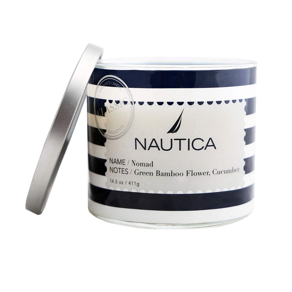 Vela perfumada Nautica Nomad Soy Candle Large 60h de tempo de queima