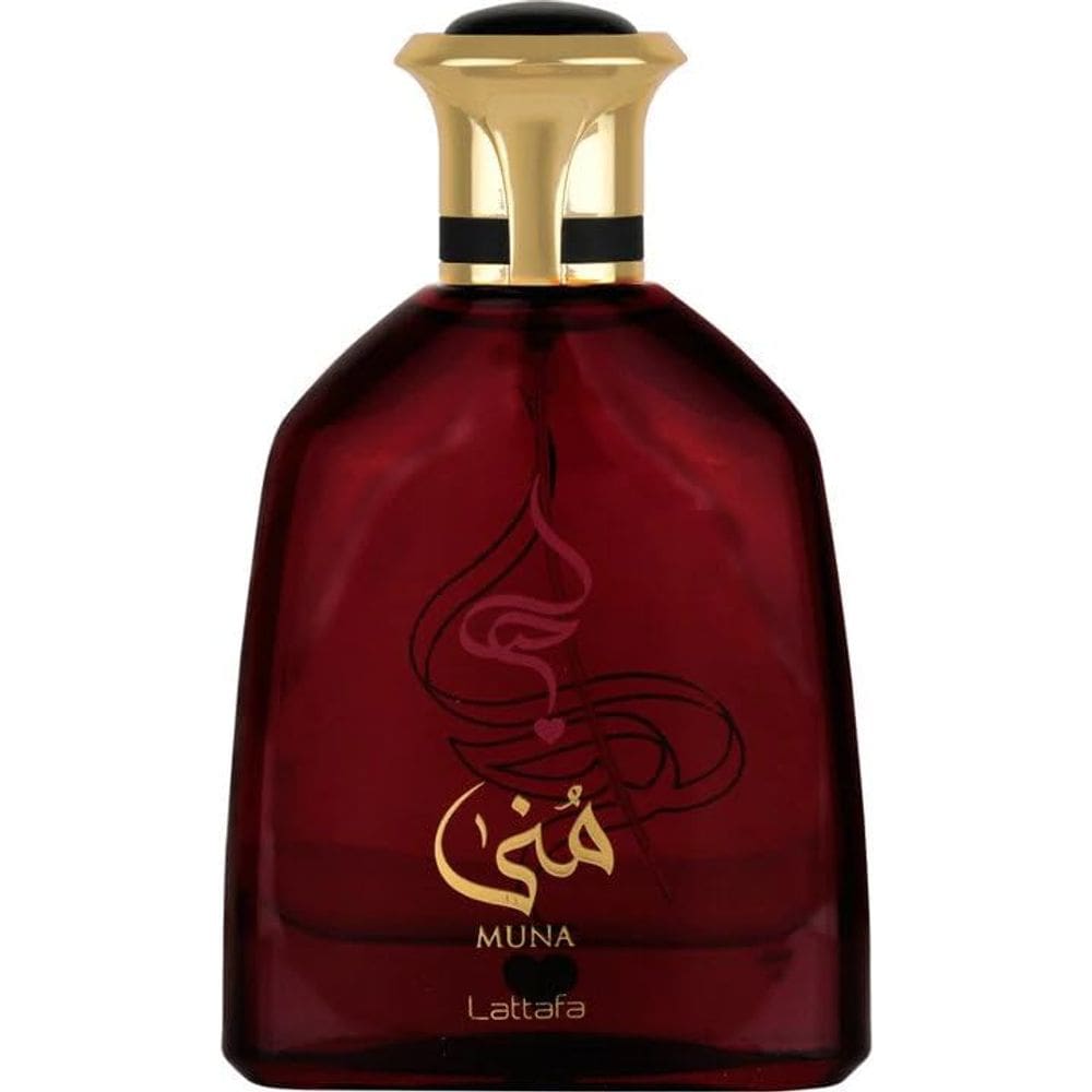 Perfume Lattafa Muna Eau de Parfum Spray para mulheres 100mL