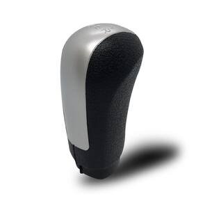 Manopla De Câmbio S10 2012 a 2018 Preta 6M Com Tampa Prata