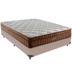 Cama Box e Colchão Anjos Star Pillow In  Casal Anjos