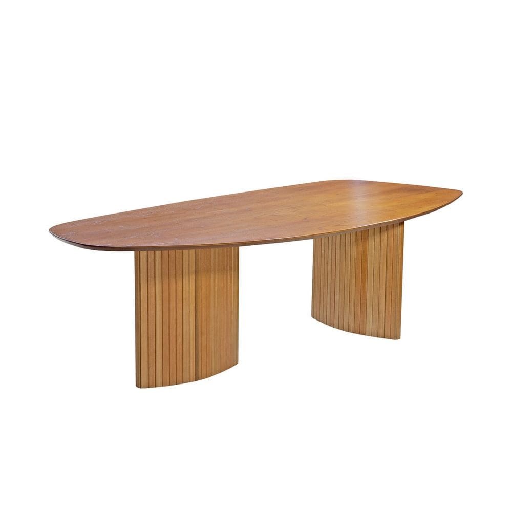 Mesa de Jantar Orgânica Ripada Florença 2,0x1,0m Art Salas
