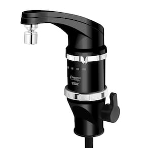 Torneira Elétrica de Bancada Elegance 4 Temperaturas Bica Alta Arejador Articulado Preto Fame
