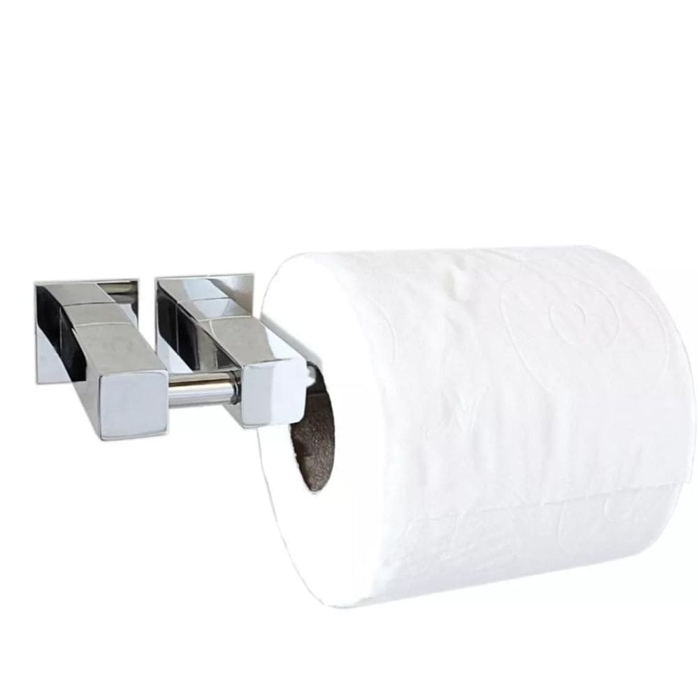 Porta Papel Higiênico Suporte Papeleira Para Banheiro Inox 304 - QRED4002