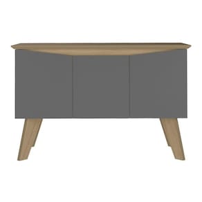 Buffet Aparador 3 PortasBordas Invertidas Pinho Off White Arly