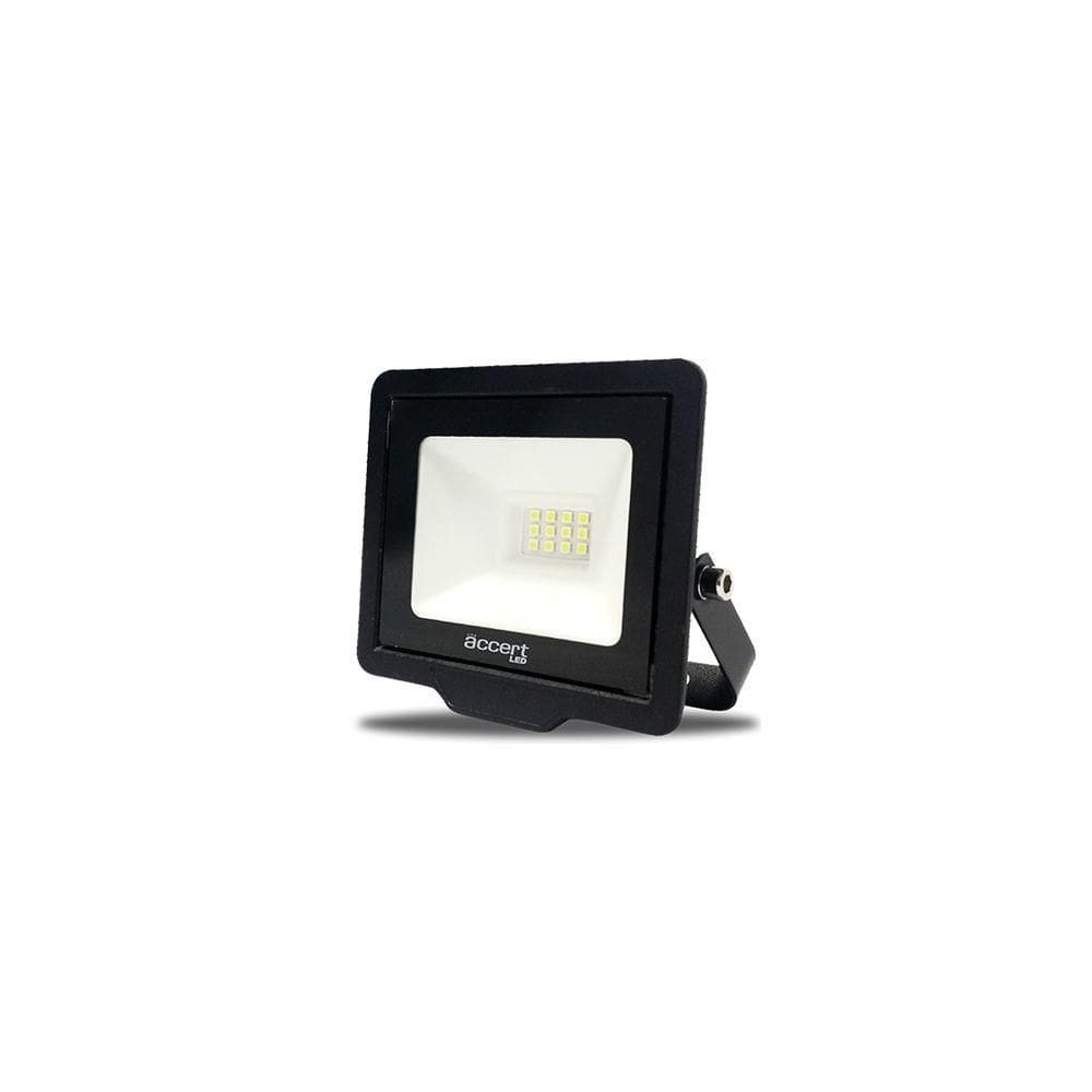 Refletor Led 10w 6500k Biv 900lm Ip66 - Accert Led