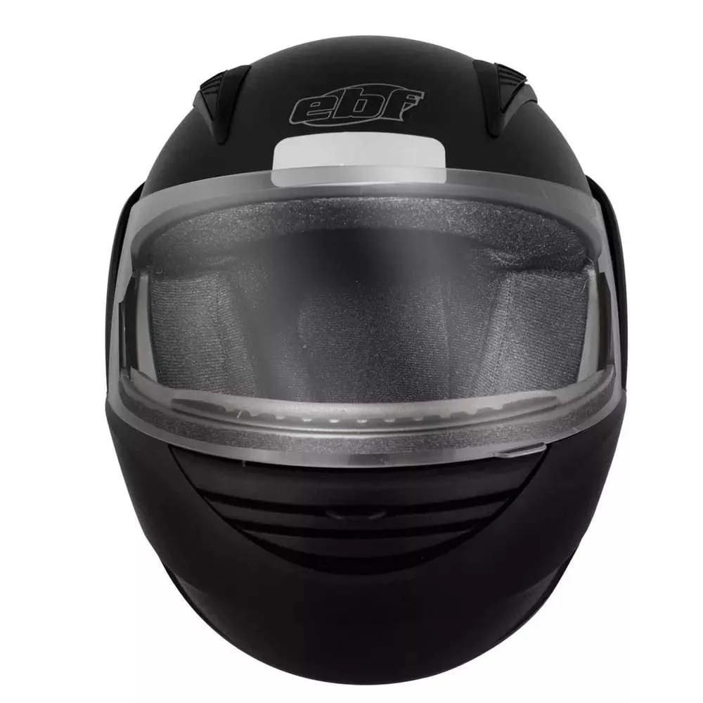 Capacete Articulado Robocop Ebf E8 Preto Fosco
