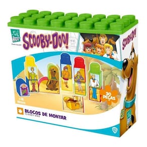 Blocos De Montar - Scooby - Doo 30 Pecas - Verde SUPER TOYS
