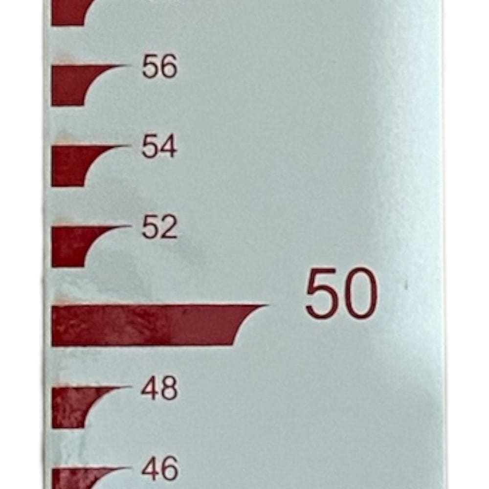 Régua Pvc  Linimétrica - Fluviométrica 1000x100x2mm