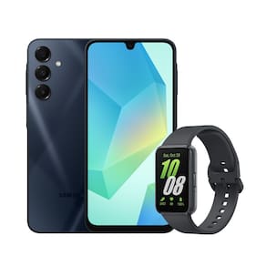 A16 5G 128GB - Azul Escuro + Galaxy Fit3 - Grafite