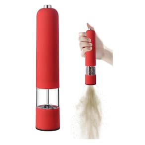 Moedor De Temperos Eletrico Para Sal Pimenta Com Luz Vermelha Chef Gourmet Design Master Vintage Alta Performance