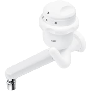 Torneira Elétrica de Cozinha 3 Temperaturas Bica Reta Arejador Articulado Branco Fame