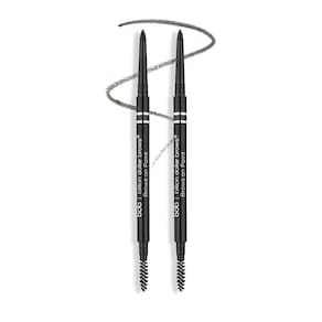 Lápis de sobrancelhas Billion Dollar Brows, pacote com 2 pontas Micro Raven