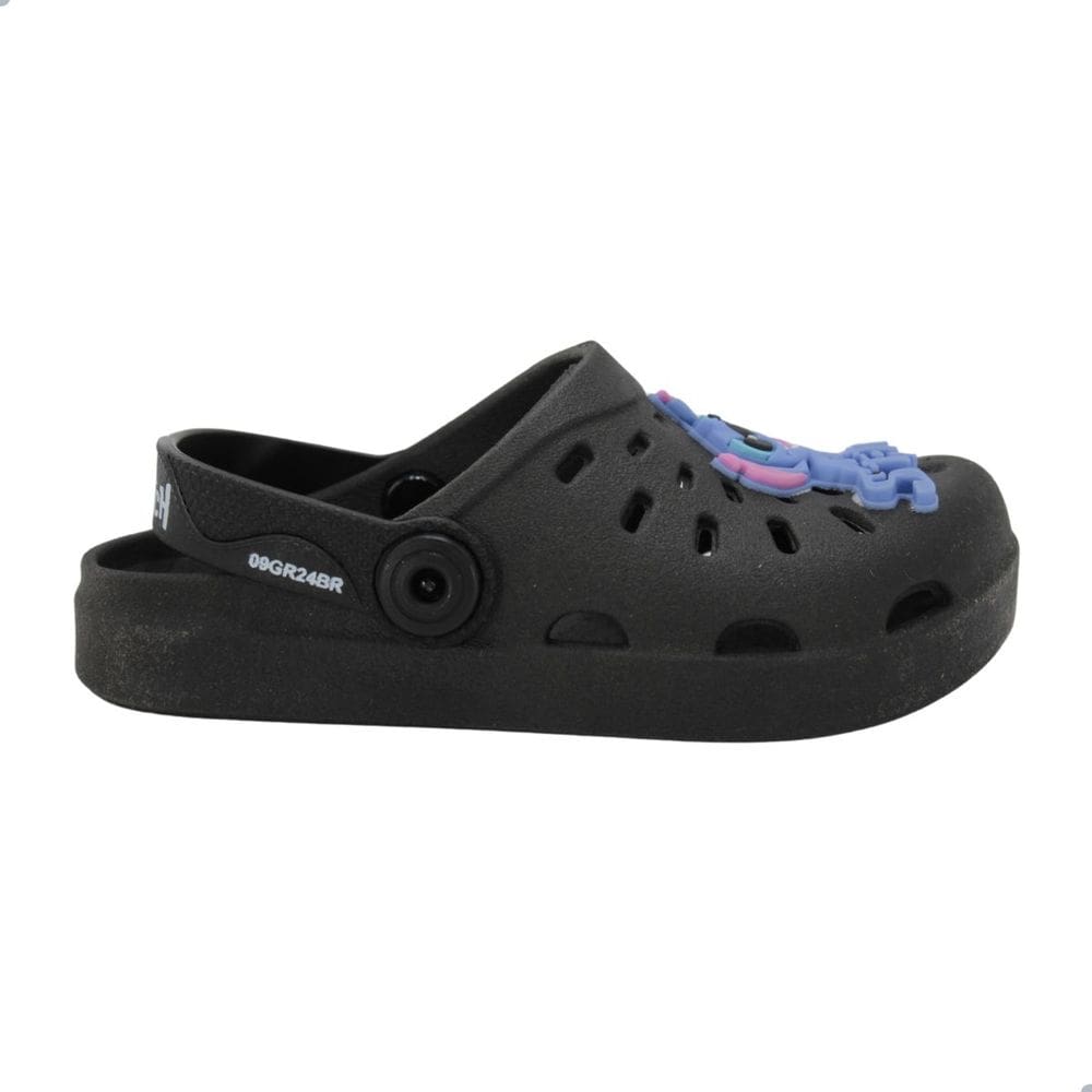 Babuch Infantil Grendene Kids Disney Stitch Urban Preto