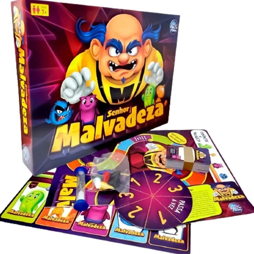 Jogo Senhor Malvadeza - Jogo De Tabuleiro - Pais E Filhos