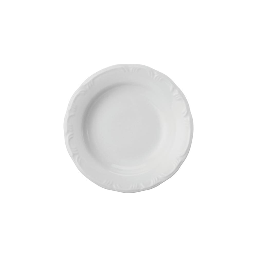 Prato Fundo Pomerode Branco 24 cm Porcelana Schmidt