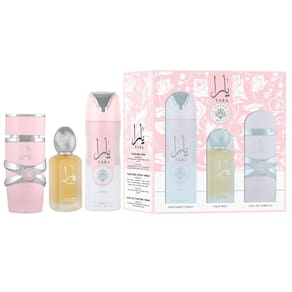 Perfume Lattafa Yara para mulheres, 100 ml, Eau de Parfum, conjunto de 3 peças