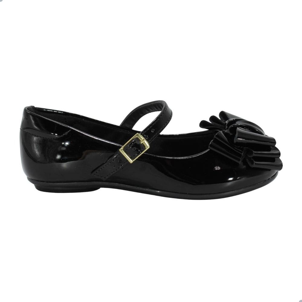 Sapatilha Infantil Molekinha Boneca Laço Preto