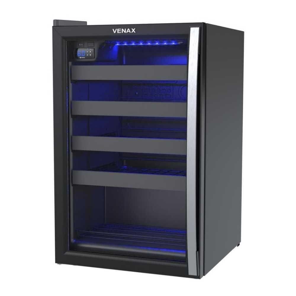 Adega Piubella 100 Para 24 Garrafas 82 Litros Porta Invertida Preto 220V - Venax