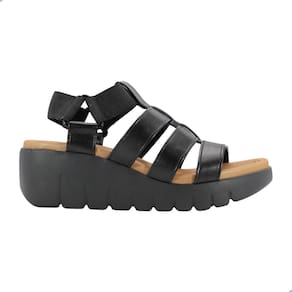 Sandália Feminino Moleca Elástico Napa Turim Preto