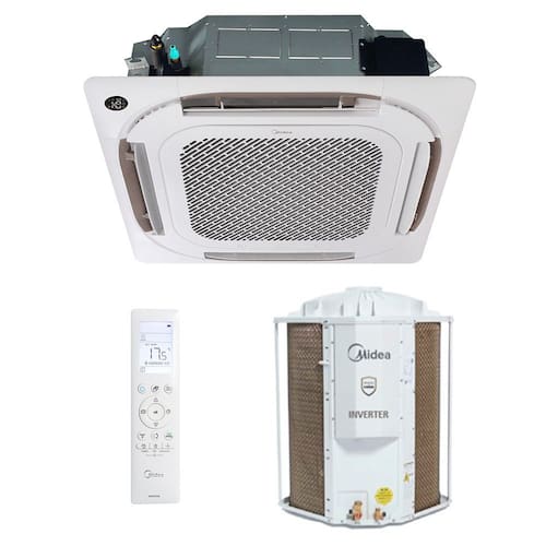 imagem-Ar Condicionado Split Cassete 4 Vias - Inverter R-32 - Midea - 60.000 BTUs - Frio - 220V Monofásico
