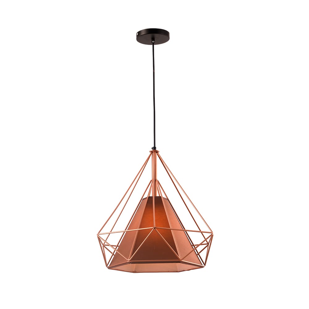 Pendente Diamante Aramado Grande Lustre Sala de Jantar Decoração Quarto Bivolt