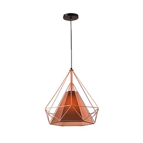 Pendente Diamante Aramado Grande Lustre Sala de Jantar Decoração Quarto Bivolt