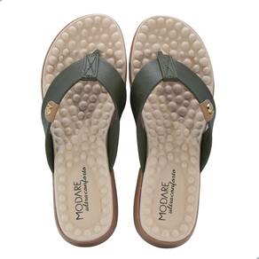 Tamanco Feminino Modare Napa Floather Sense Flex Oliva Camel