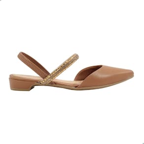 Sapato Feminino Mississipi Salto Baixo Caramelo