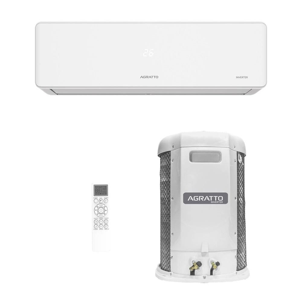 Ar Condicionado Split Agratto Hi Wall Fit Top Inverter 18.000 Btu/h Frio Monofasico Branco FICST18F-02 - 220V