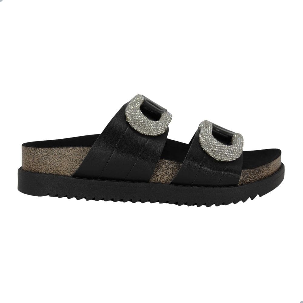 Tamanco Feminino Moleca Napa Turim Preto