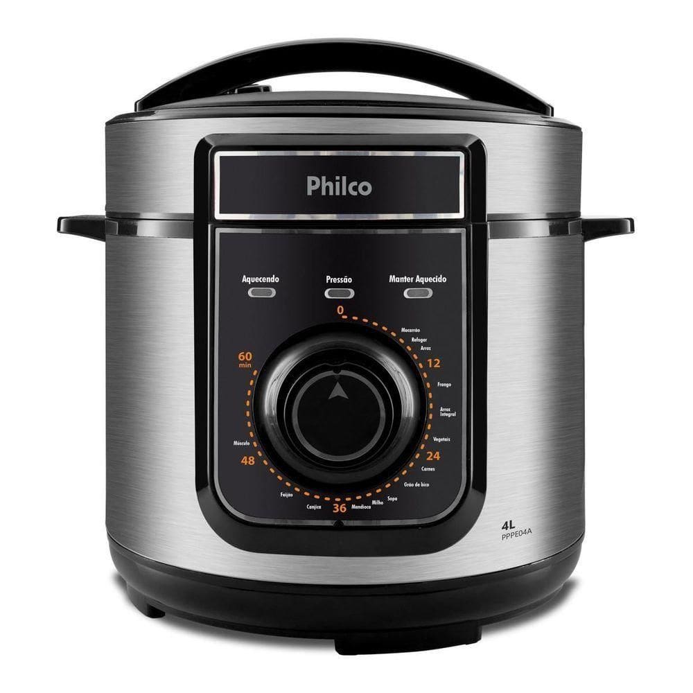 Panela De Pressão Elétrica Philco 4L 14 Funções PPPE04A 110V