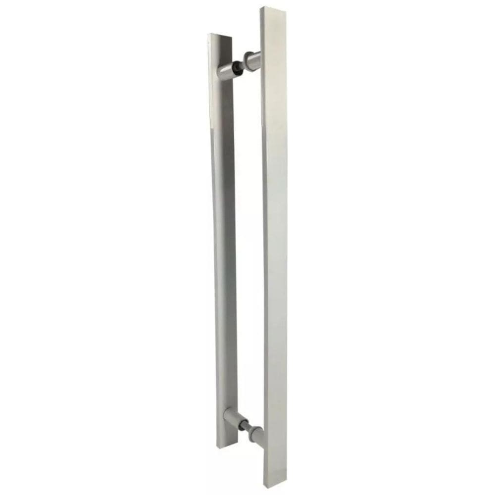 Puxador Para Portas Madeira / Vidro Alumínio Branco - 40 Cm
