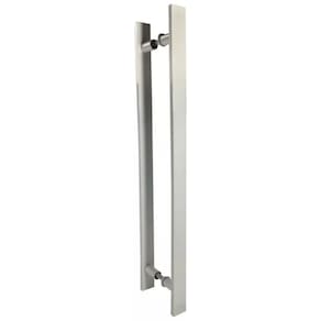 Puxador Para Portas Madeira / Vidro Alumínio Branco - 40 Cm