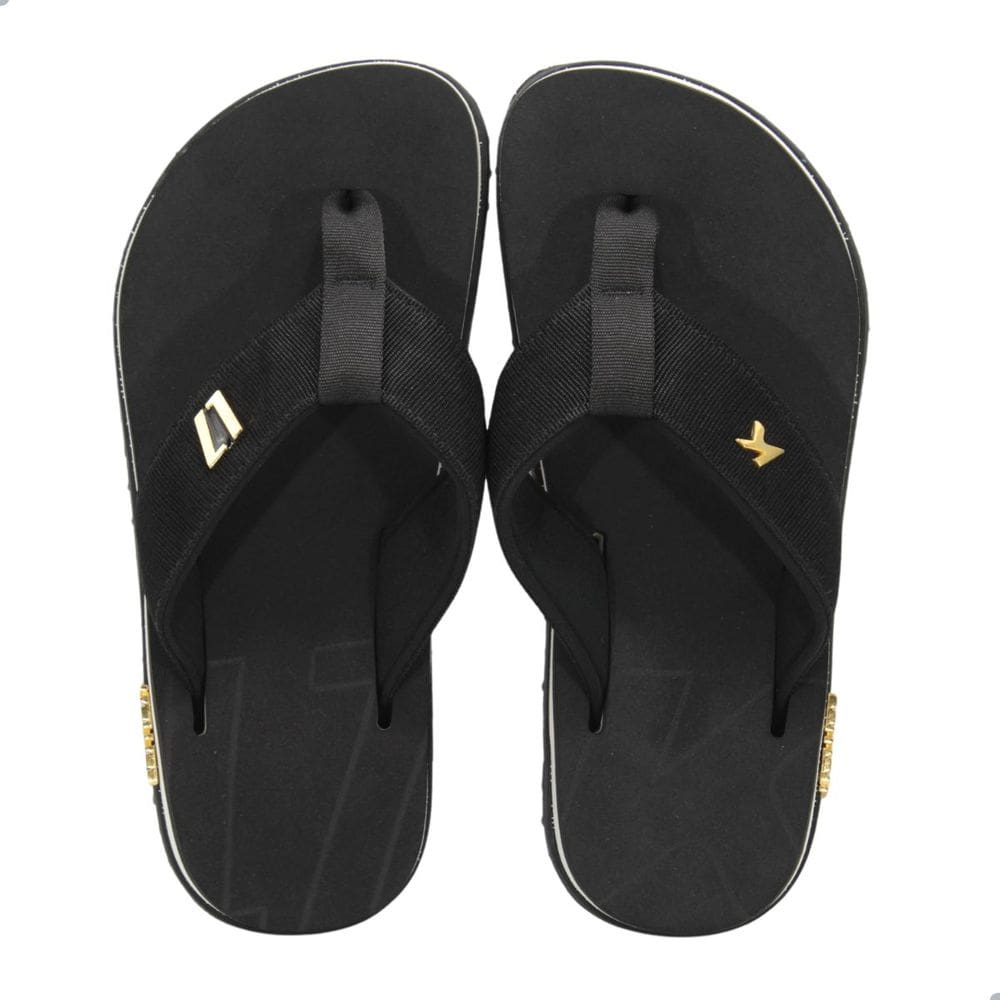 Chinelo Kenner Dli-01 Kivah Preto/Branco